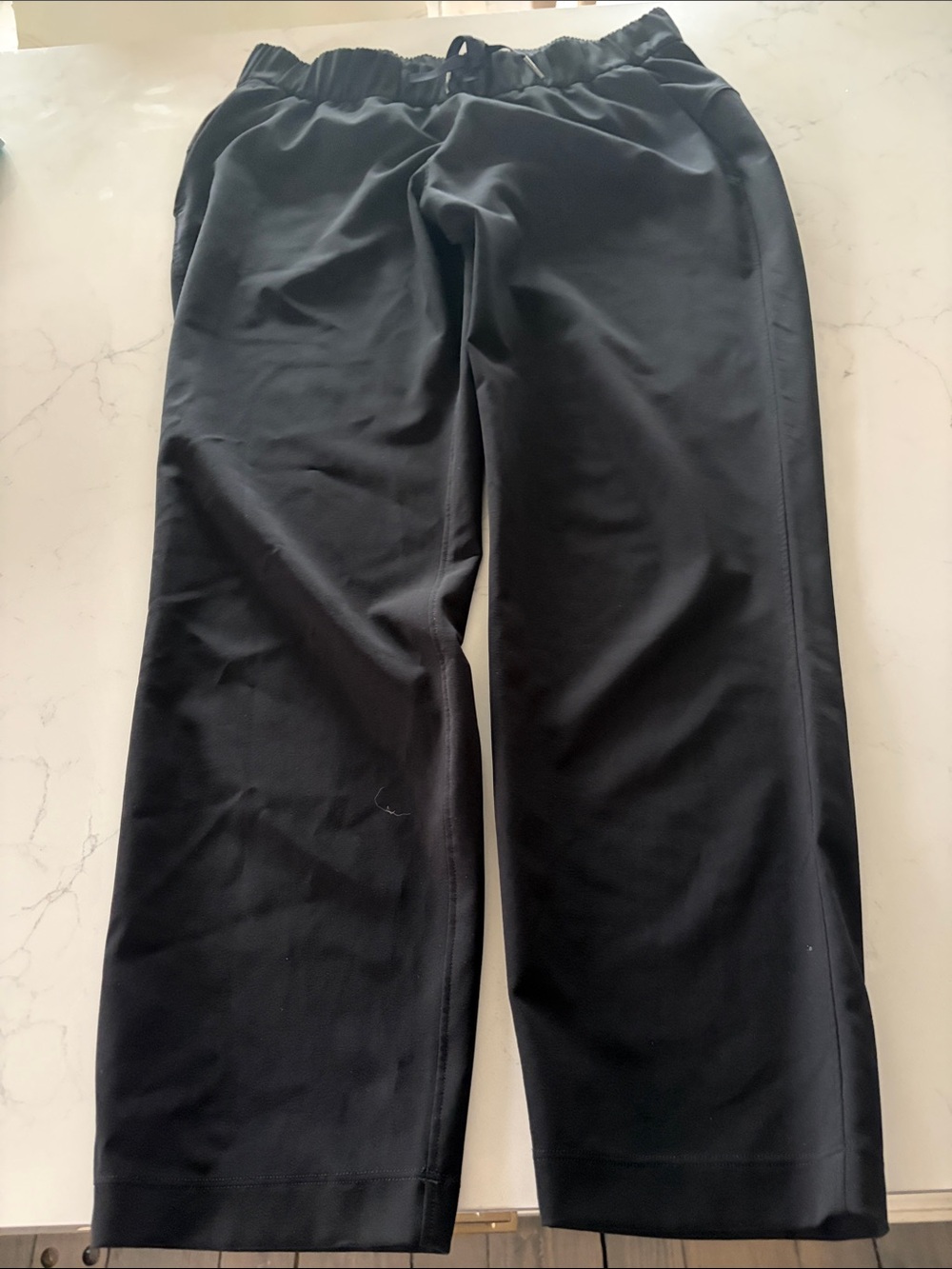 WOMEN black Drawstring Athletic Pants lululeman